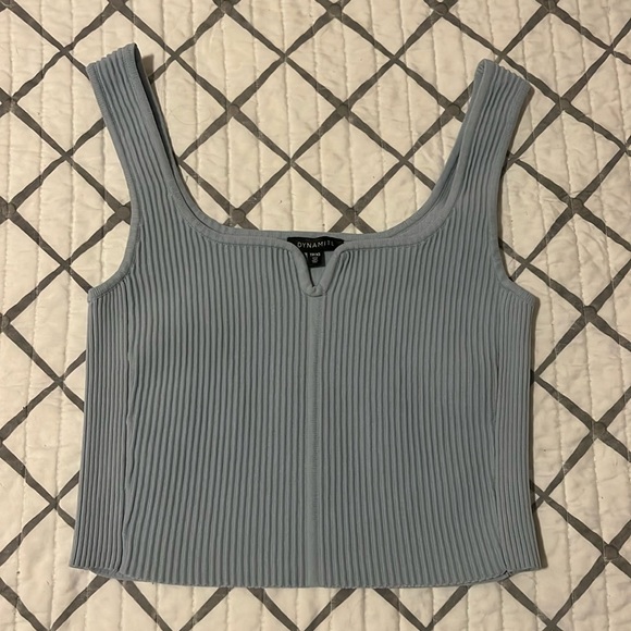 Dynamite crop top - blue - Picture 1 of 2